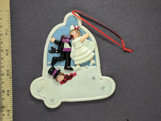 Decapitated Groom Wedding Christmas Ornament