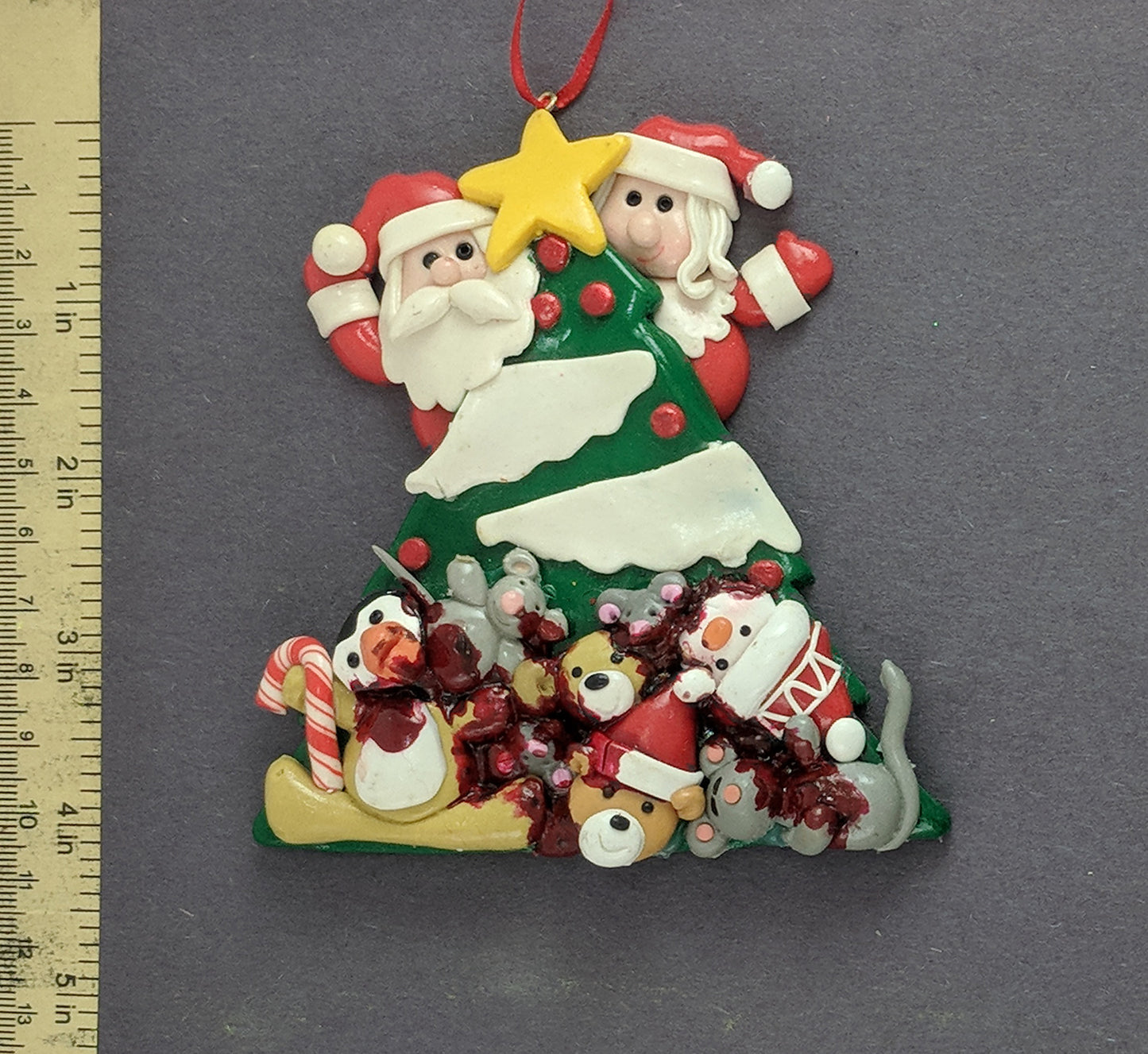 Mr. and Mrs. Clause's Collection of Heads Christmas Ornament