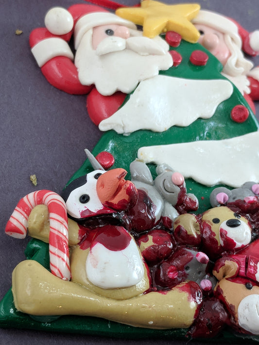 Mr. and Mrs. Clause's Collection of Heads Christmas Ornament