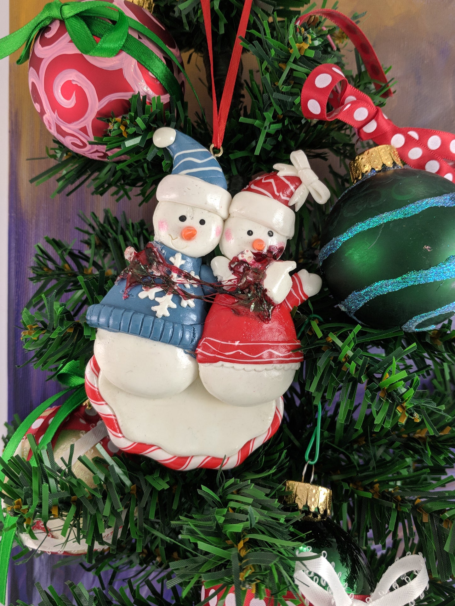 Give Her A Hand Christmas Ornament