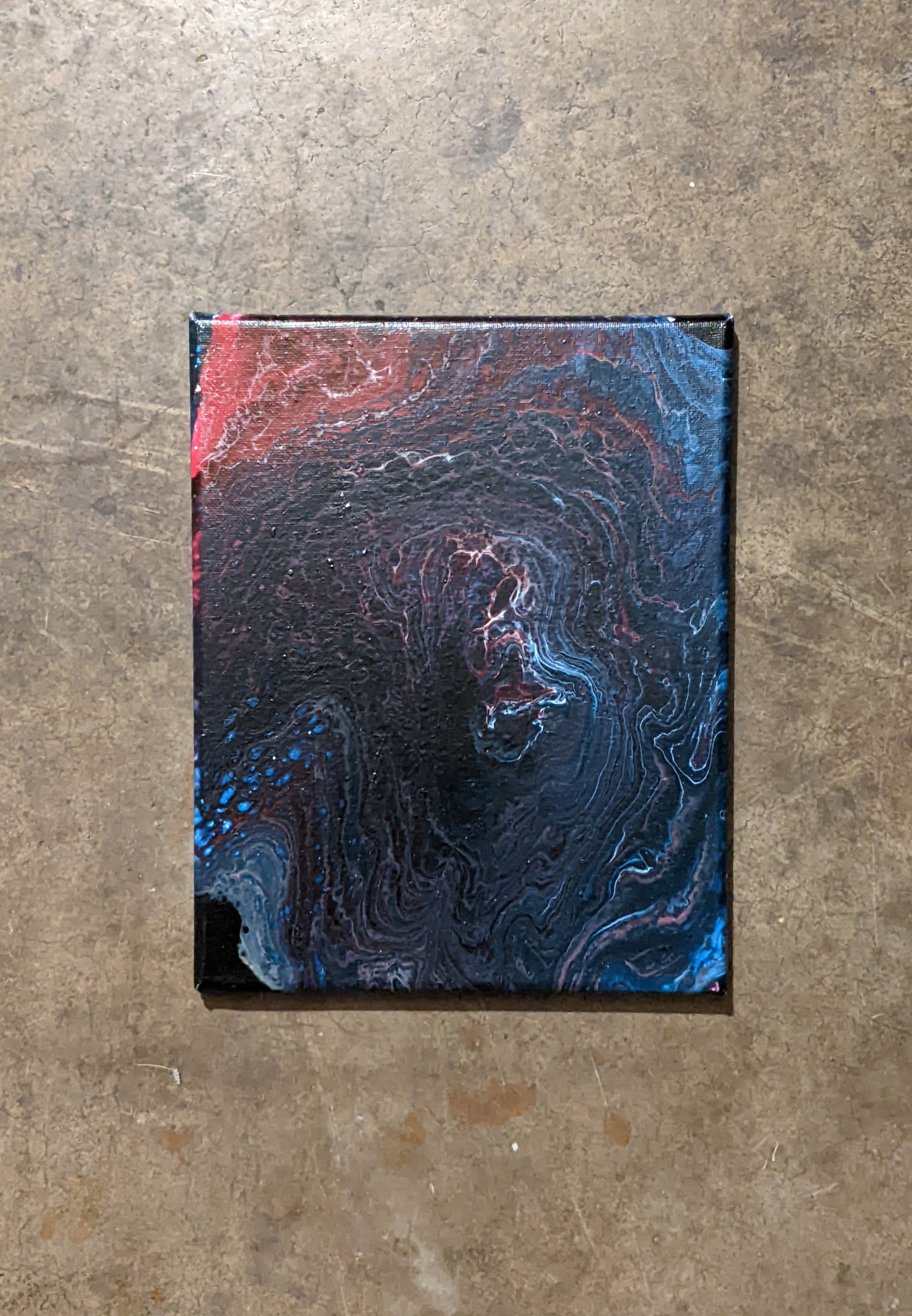 "Abyss" Original Artwork on Canvas 8 x 10 in.