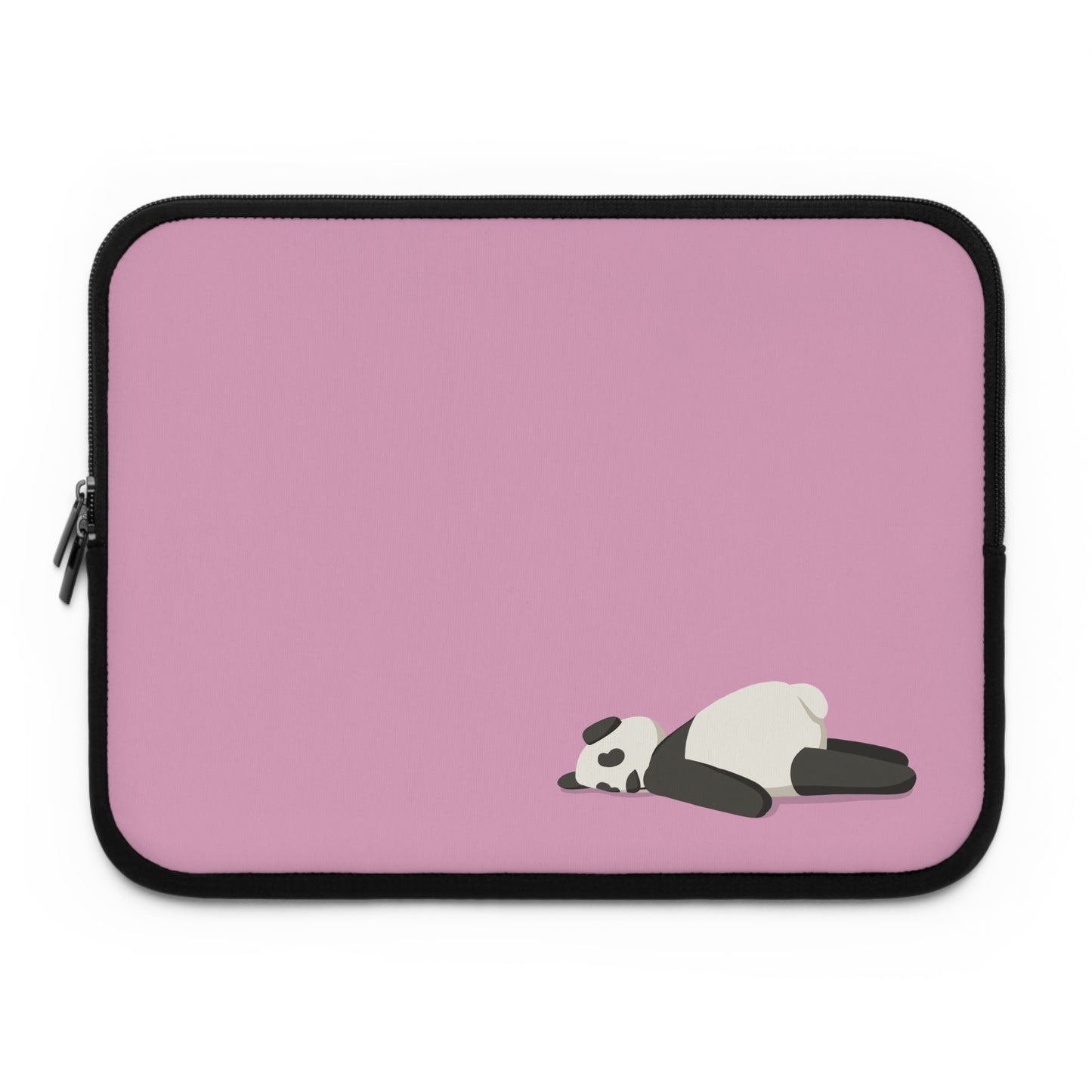 Tired Panda Pink Laptop Sleeve