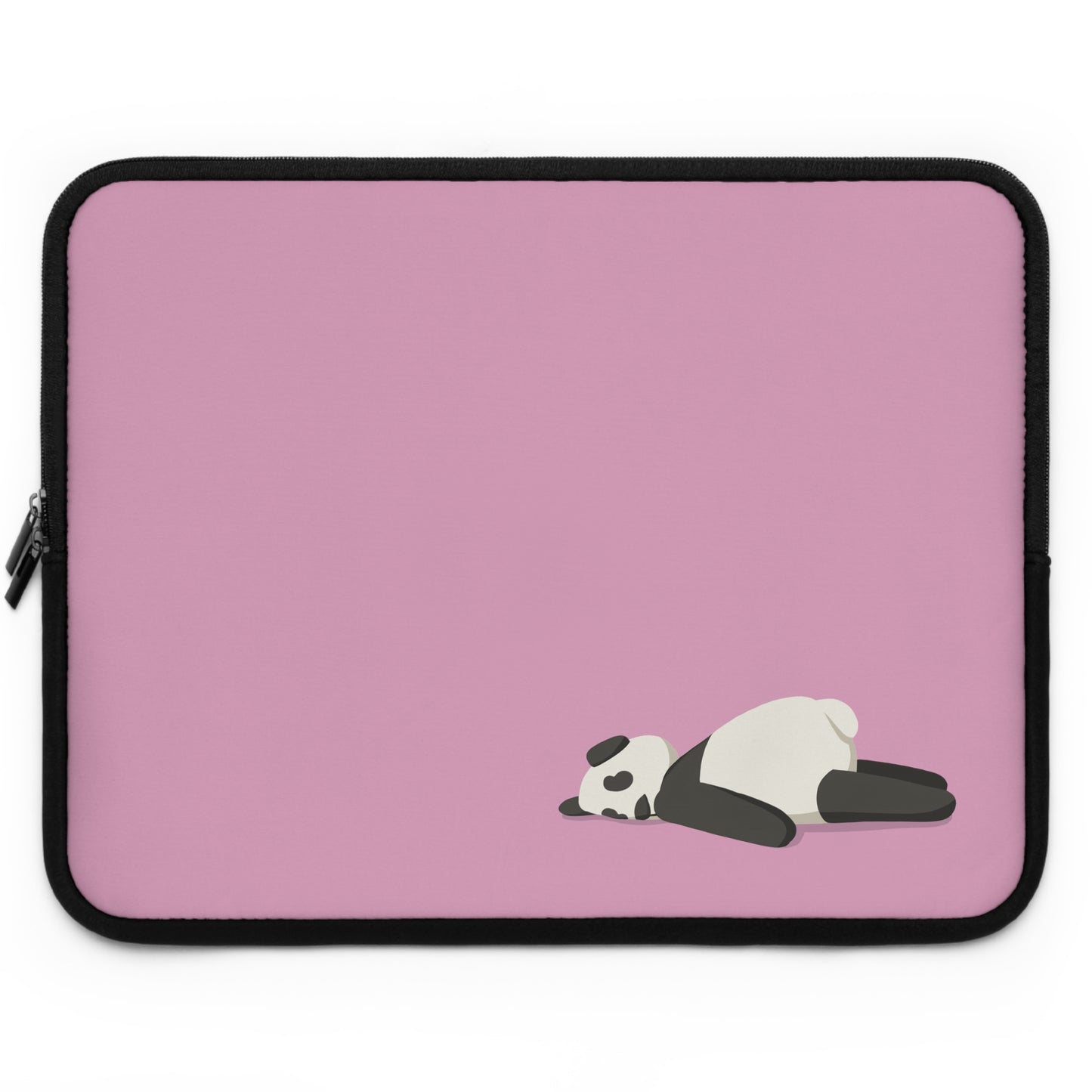 Tired Panda Pink Laptop Sleeve