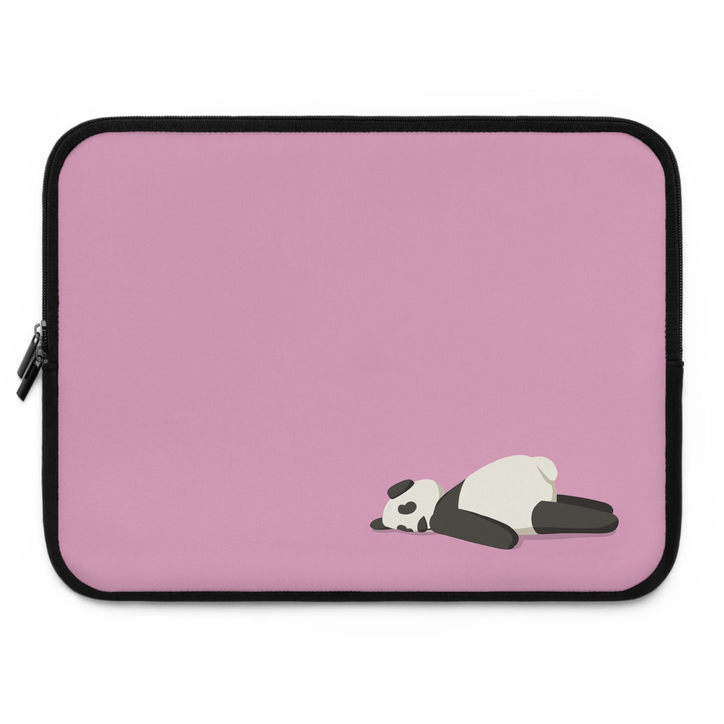 Tired Panda Pink Laptop Sleeve