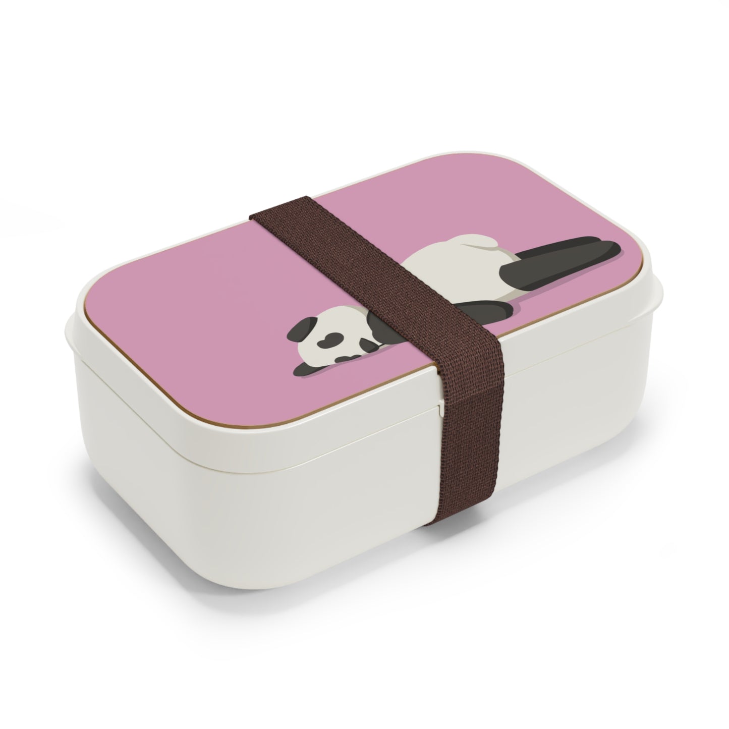 Tired Panda Pink Bento Lunch Box