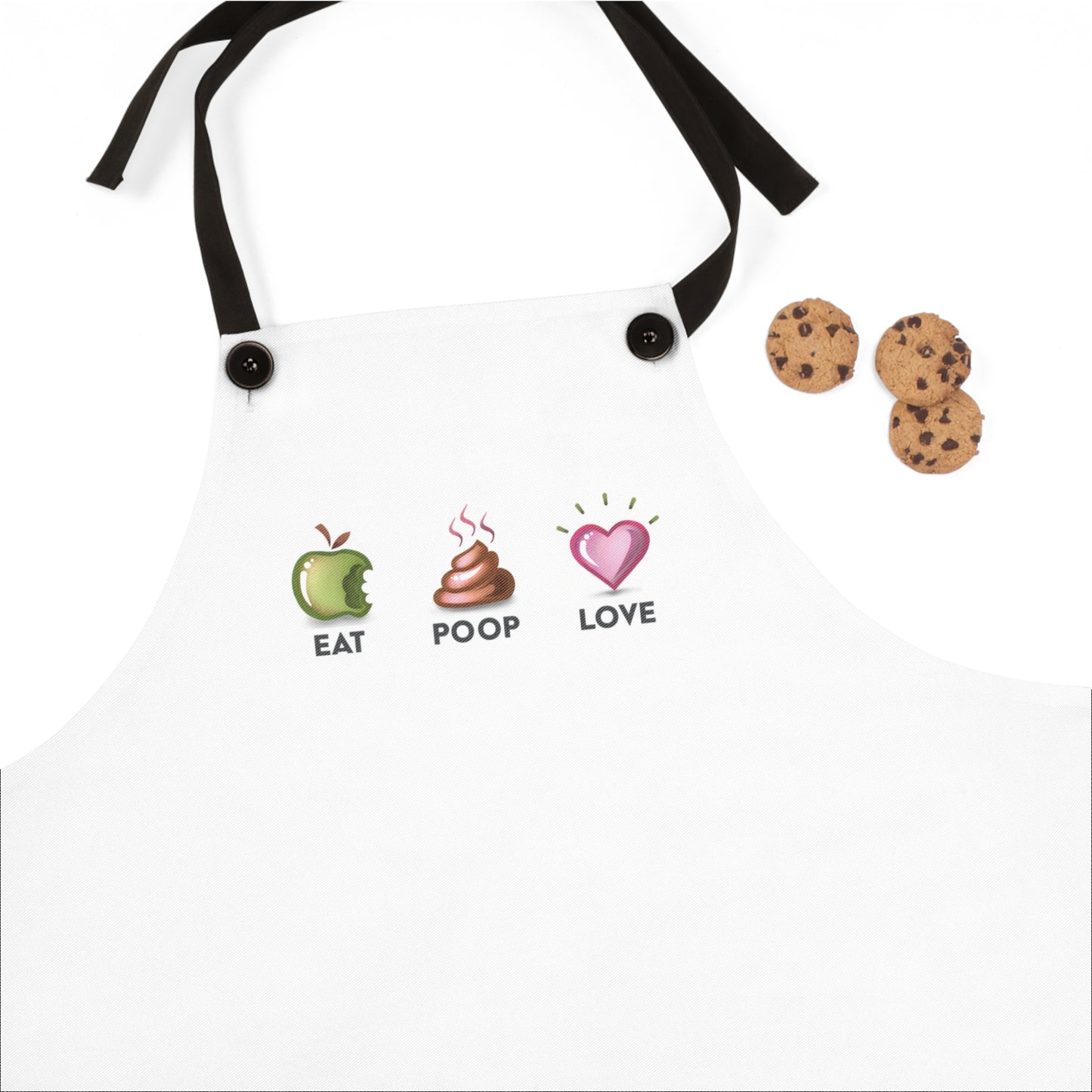 Eat Poop Love Funny Inspirational Quote Apron