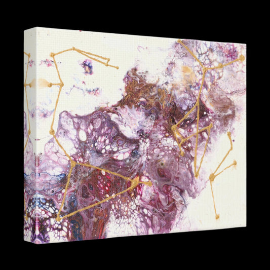 Original artwork by Novastarr Nelson "Cosmos" 8" x 10" acrylic on canvas.