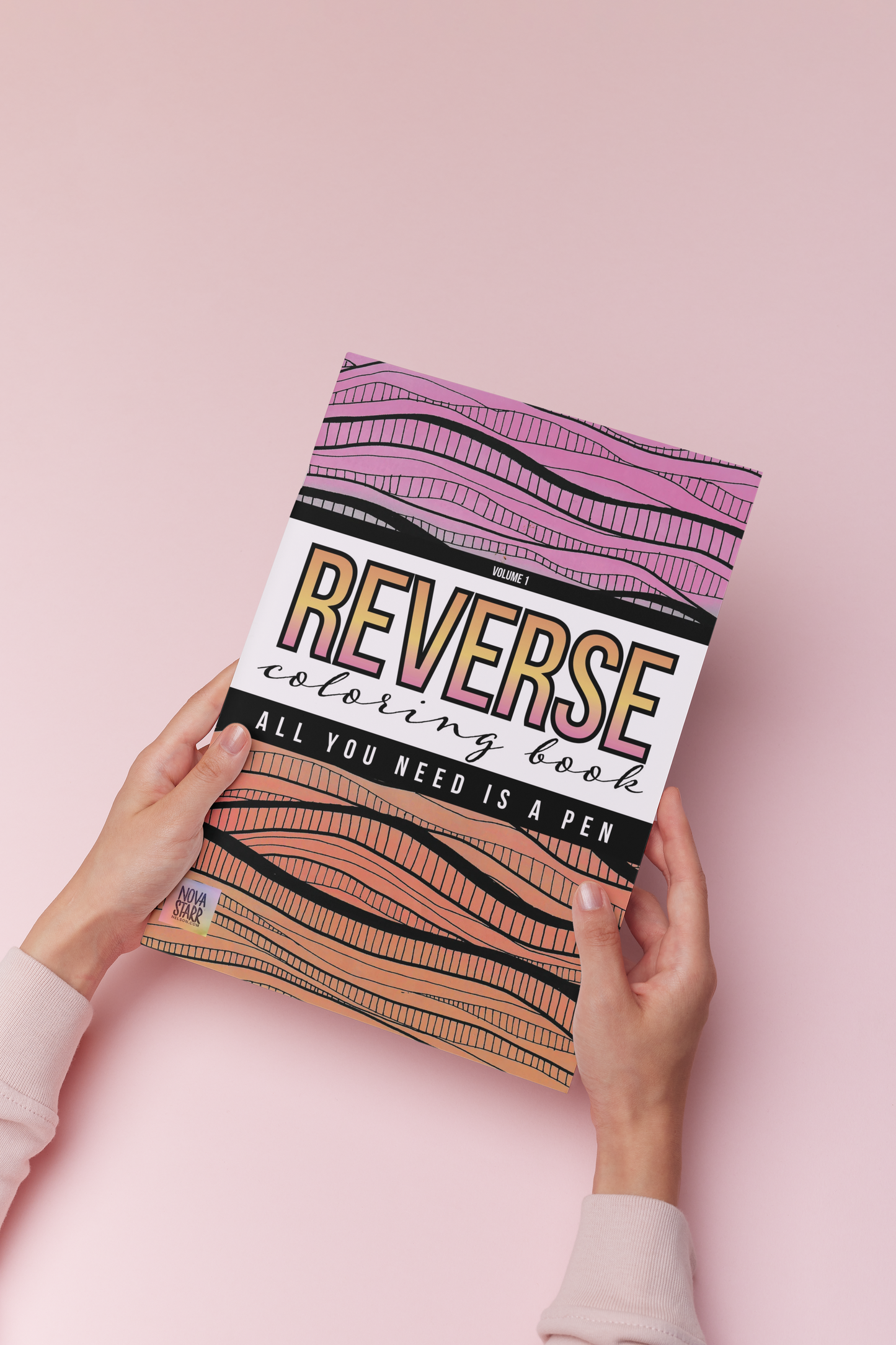 Reverse Coloring Book; All You Need Is A Pen