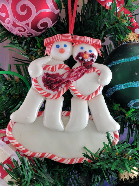 Eat Your Heart Out Christmas Ornament